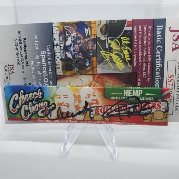 Cheech and Chong autographed papers with PSA - Picture 3 of 3